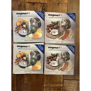 4 New Magimix Disc Shredding Slicing Model 3500 Grande Famille France in Box